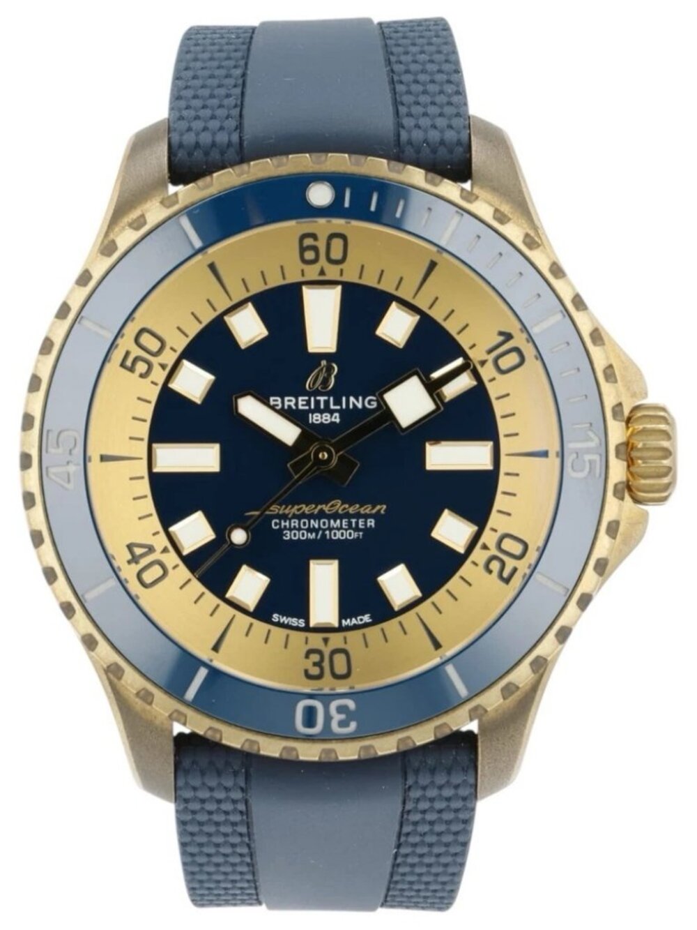 Breitling Bronze SuperOcean Blue Dial 44mm Automatic Men’s Watch N17376